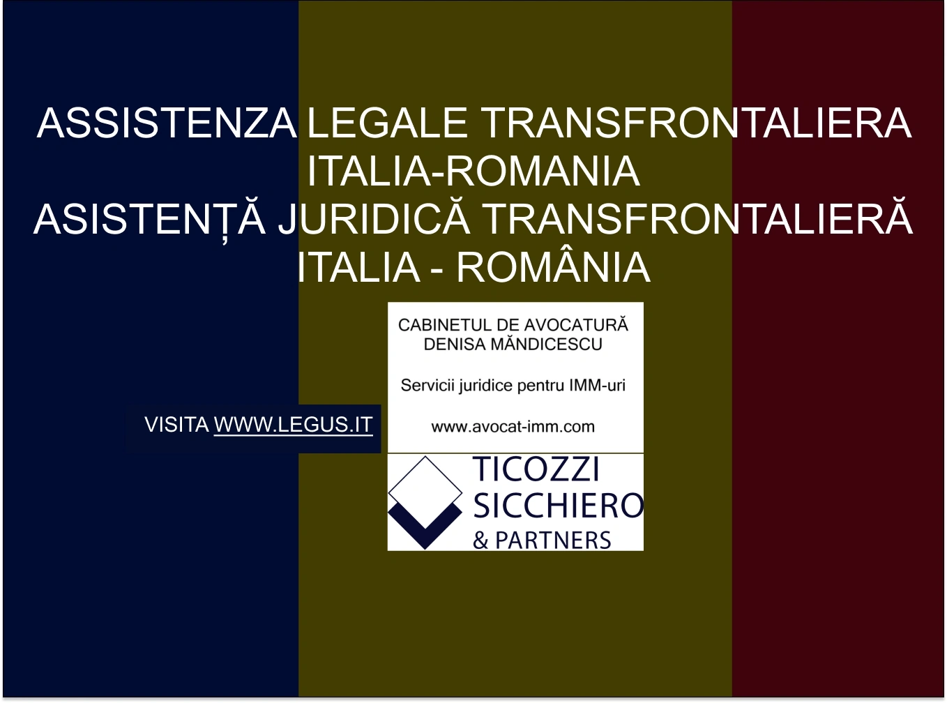 Assistenza legale transfrontaliera Italia-Romania Asistență juridică transfrontalieră Italia - România